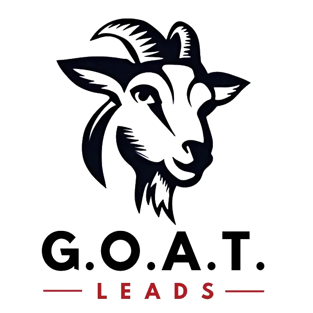 G.O.A.T. Leads logo