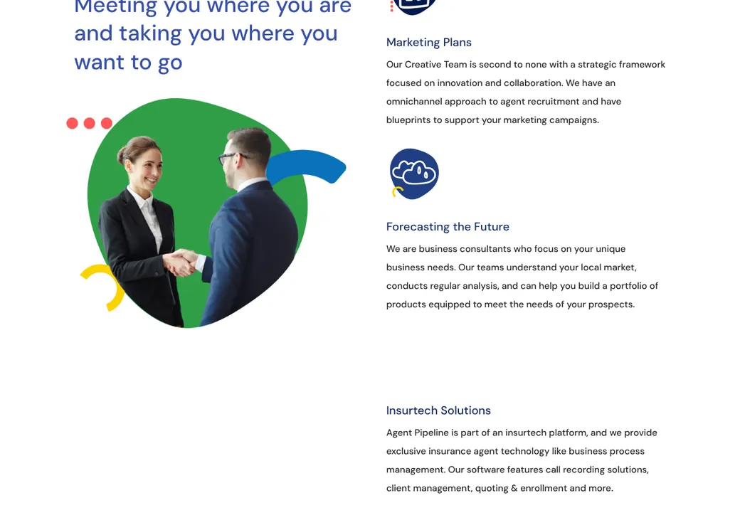 Screenshot of Agent Pipeline's product page at agentpipeline.com