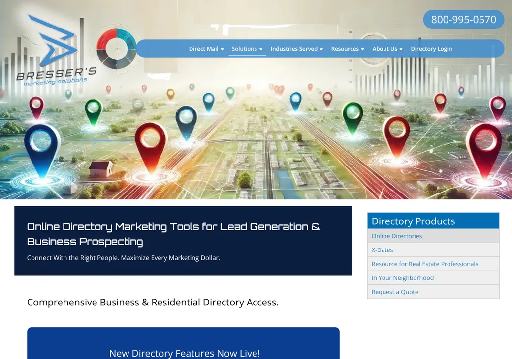 Screenshot of Bresser's X-Dates' product page at bressers.com