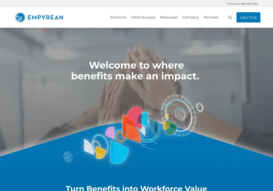 Screenshot of Empyrean's product page at goempyrean.com