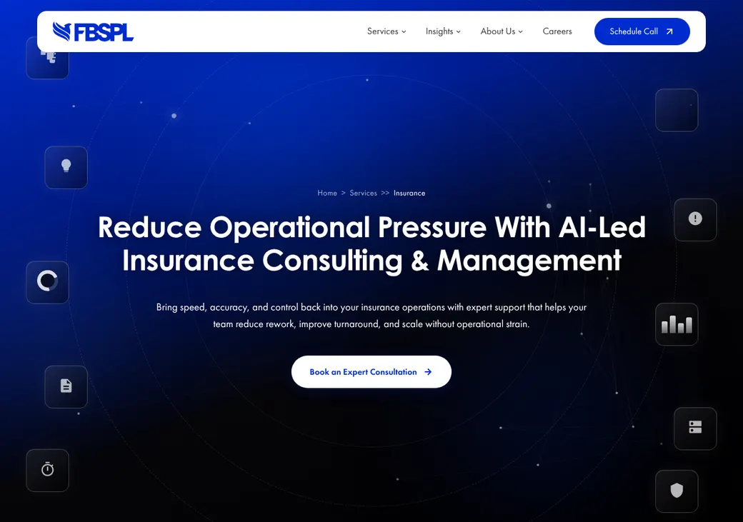 Screenshot of FBSPL's product page at fbspl.com